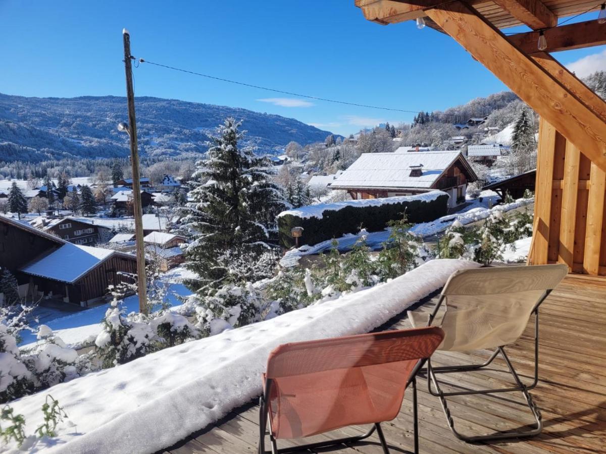 Le Criou - 3 Bedroom Apartment 5 Minutes Walk To The Village Centre Samoëns Εξωτερικό φωτογραφία